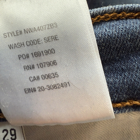 Hudson Krista Super Skinny Stretch Jeans Women's Size 29 28” Inseam FLAWED - Picture 9 of 9